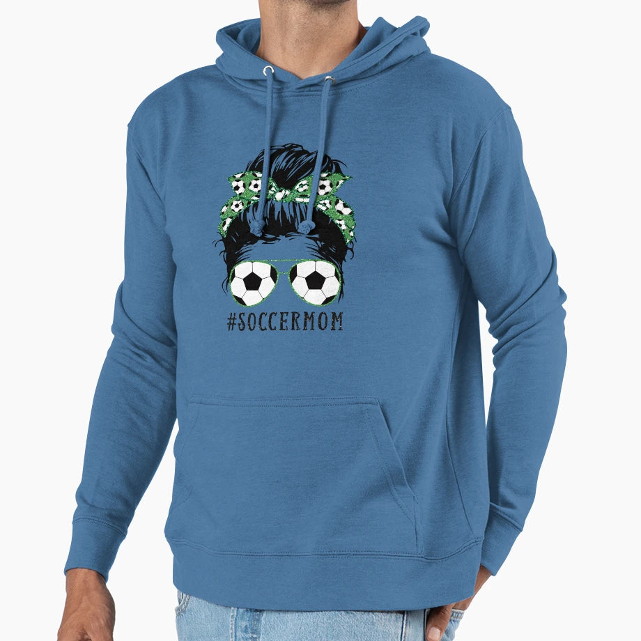 Soccer Mom Hoodie - Casual Everyday Wear Men Women - T-Shirt, Sweatshirt, Hoodie