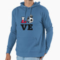 Love Polish Soccer Hoodie - Minimalist Print for Adults - T-Shirt, Sweatshirt, Hoodie
