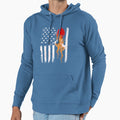 Flag Football Hoodie - Graphic Print Unisex - T-Shirt, Sweatshirt, Hoodie