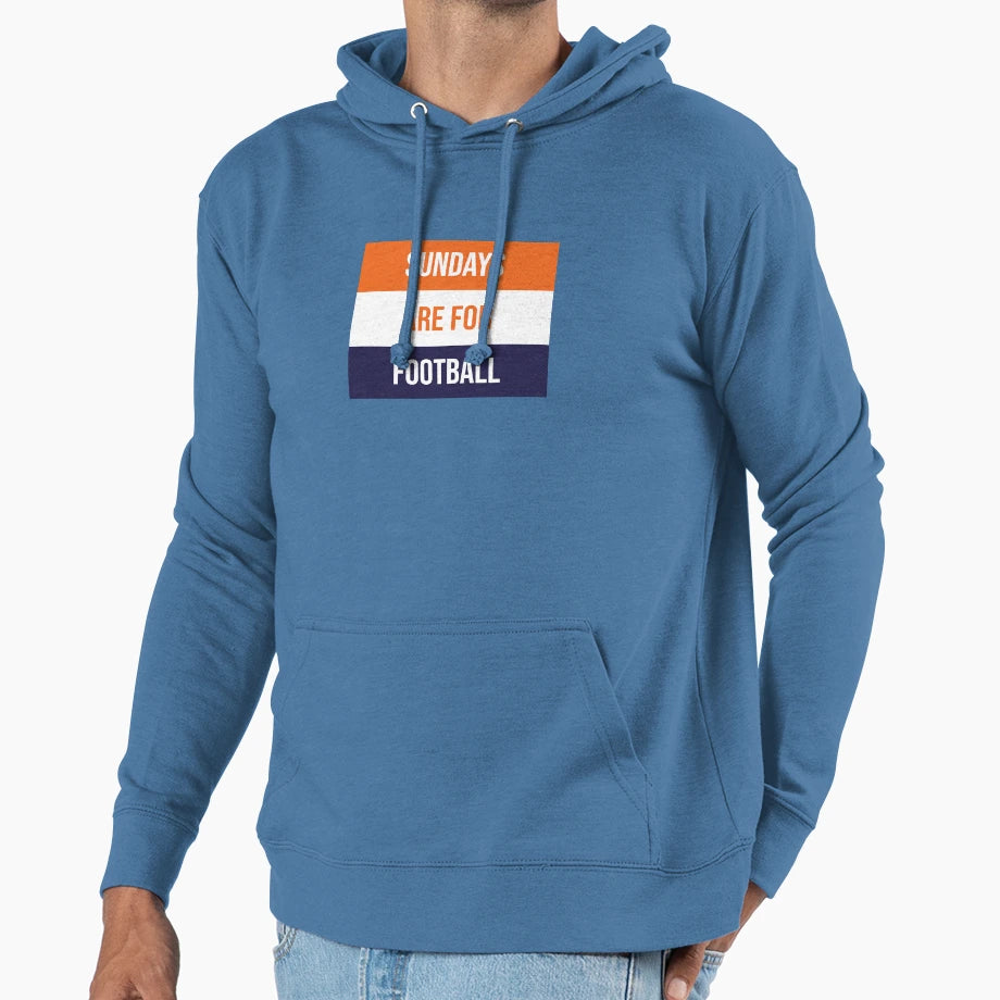 Sundays Are Football Hoodie - Unique Graphic Men Women - T-Shirt, Sweatshirt, Hoodie