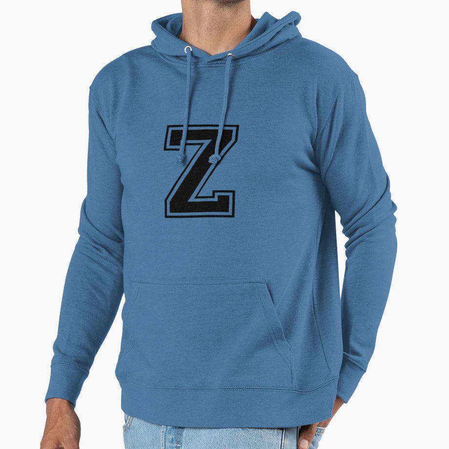 Letter Z Hoodie - Trendy Graphic Unisex - T-Shirt, Sweatshirt, Hoodie