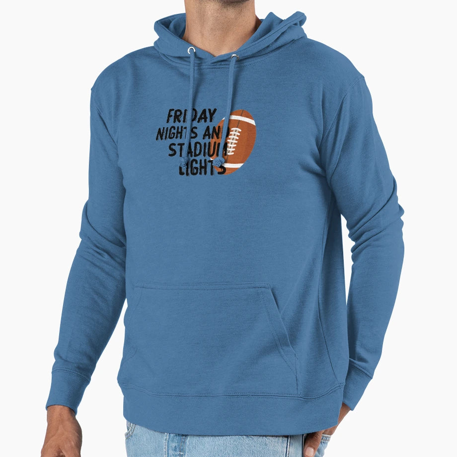 Friday Nights And Stadium Lights T-Shirt - Casual Everyday Wear for Adults - T-Shirt, Sweatshirt, Hoodie