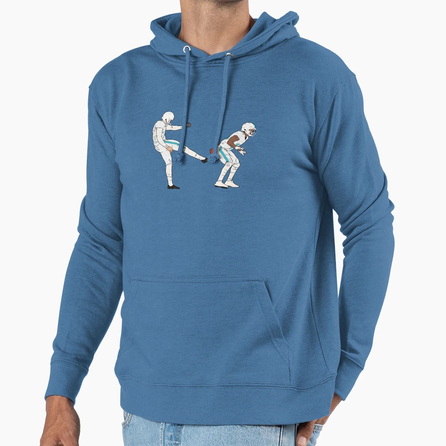 Butt Punt Hoodie - Custom Art Print Men Women - T-Shirt, Sweatshirt, Hoodie