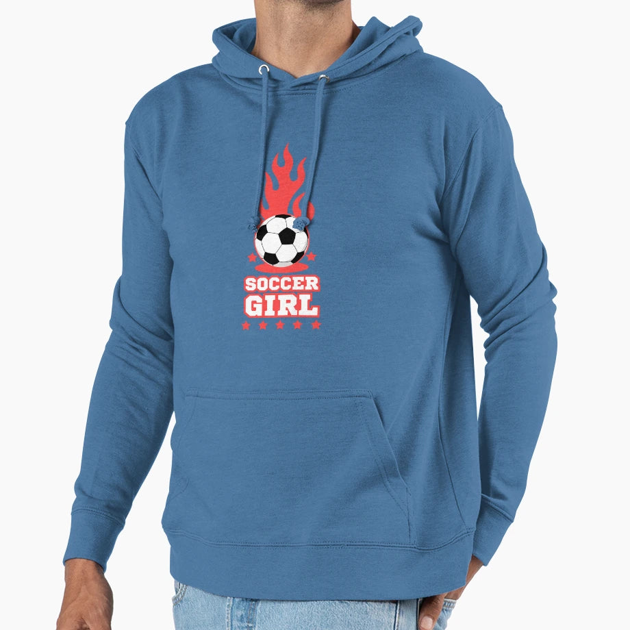 Soccer White Soccer Players Hoodie - Aesthetic Graphic for Adults - T-Shirt, Sweatshirt, Hoodie