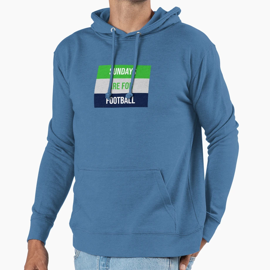 Sundays Are Football Hoodie - Casual Everyday Wear for Adults - T-Shirt, Sweatshirt, Hoodie