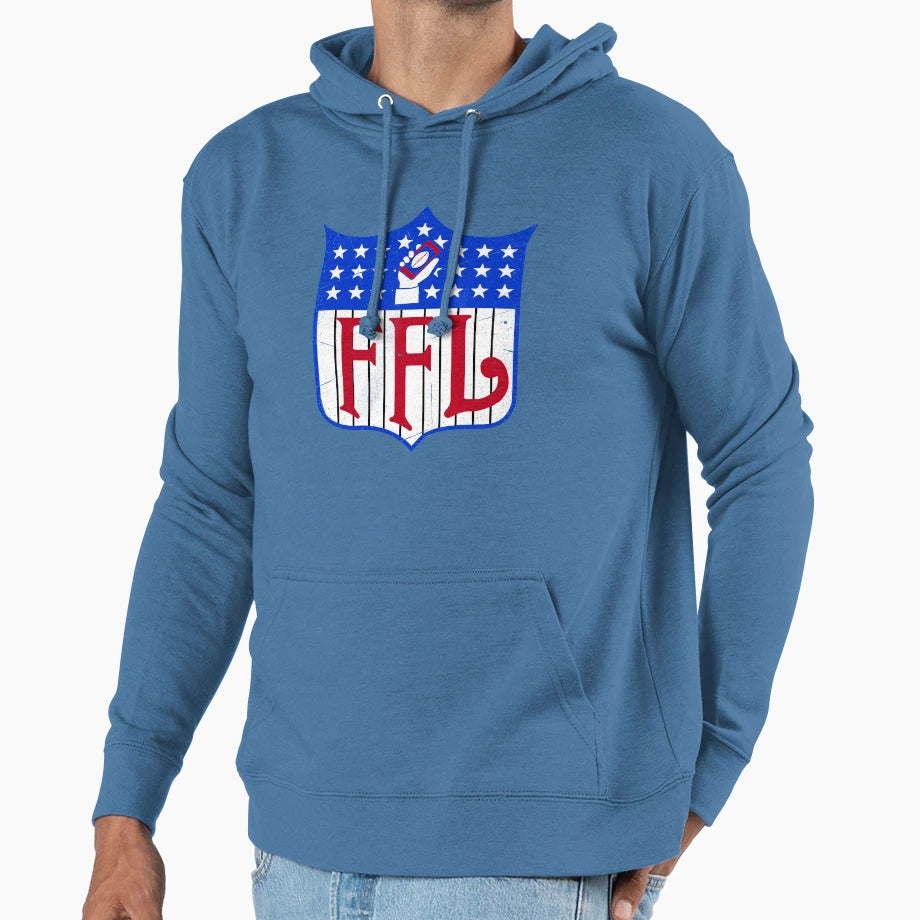 Fantasy Football League Hoodie - Novelty Apparel for Adults - T-Shirt, Sweatshirt, Hoodie