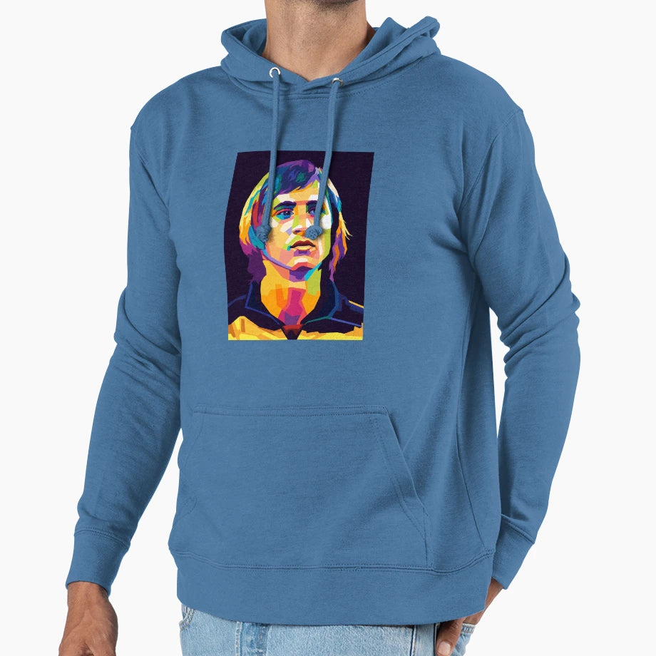 Johan Cruyff Football Legend Hoodie - Unique Graphic Men Women - T-Shirt, Sweatshirt, Hoodie