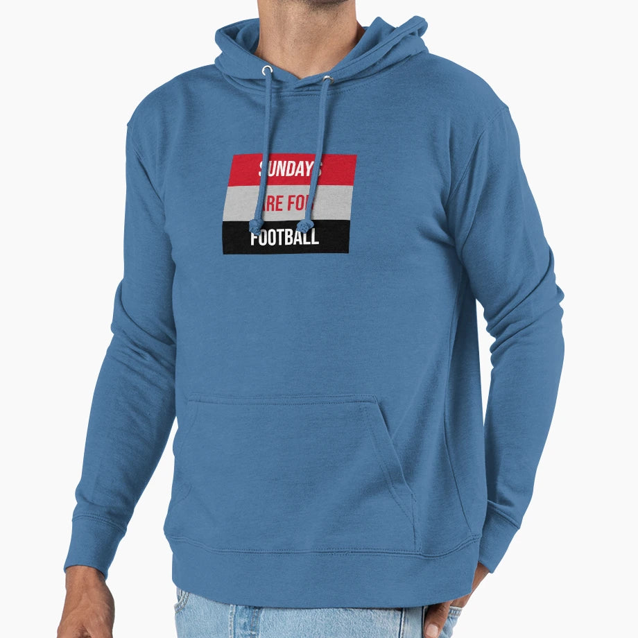 Sundays Are Football Hoodie - Unique Graphic Unisex - T-Shirt, Sweatshirt, Hoodie