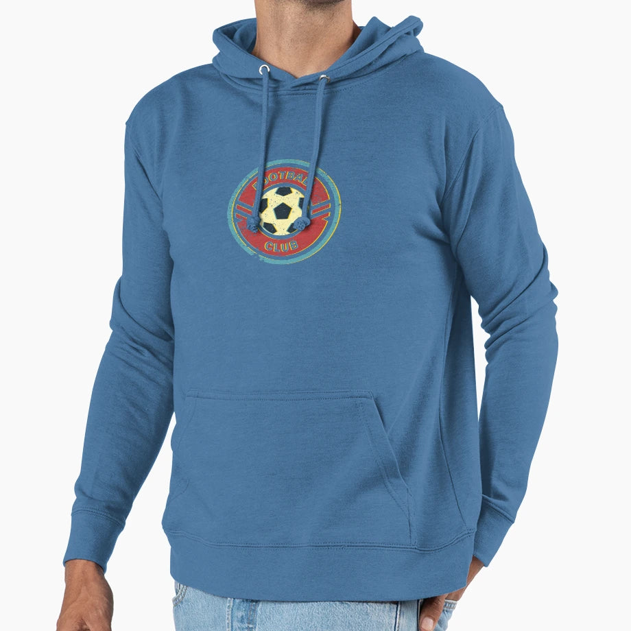 Football Club Emblem Hoodie - Minimalist Print Unisex - T-Shirt, Sweatshirt, Hoodie