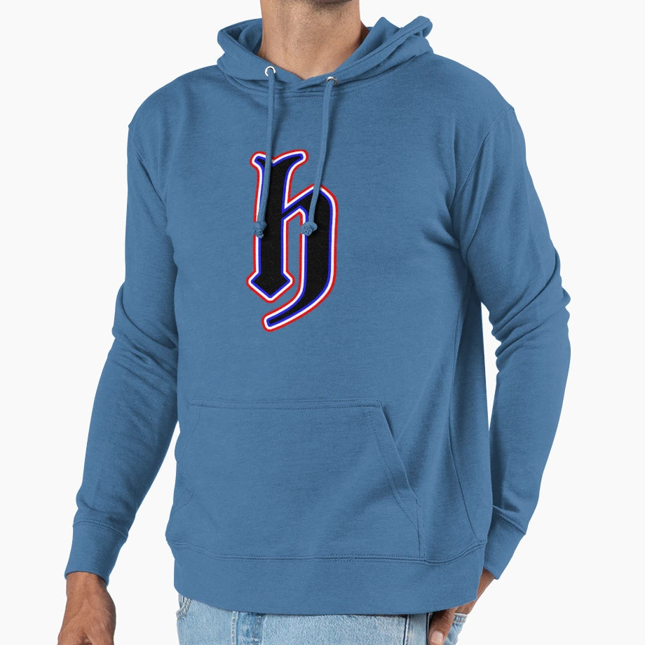 Hajduk H Old English Hoodie - Novelty Apparel Men Women - T-Shirt, Sweatshirt, Hoodie
