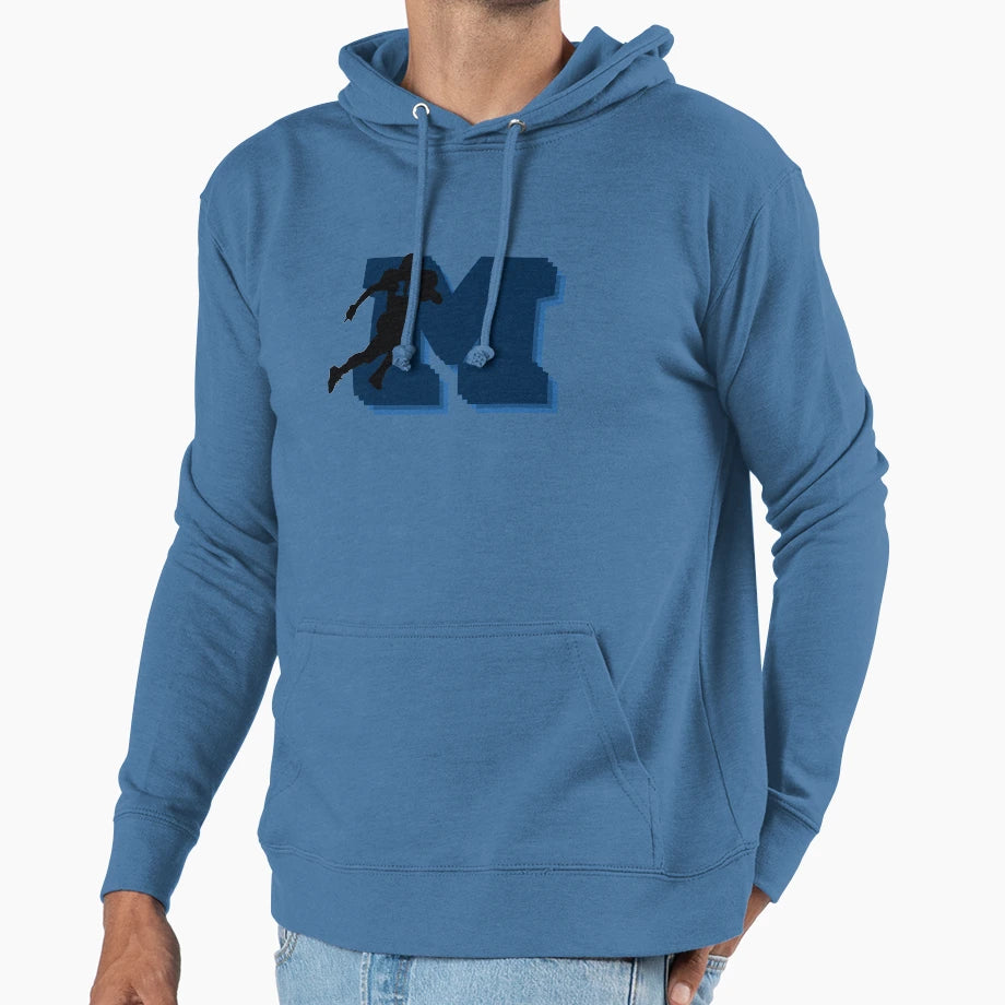 Michigan Big Ten 2021 Blue Hoodie - Aesthetic Graphic Men Women - T-Shirt, Sweatshirt, Hoodie