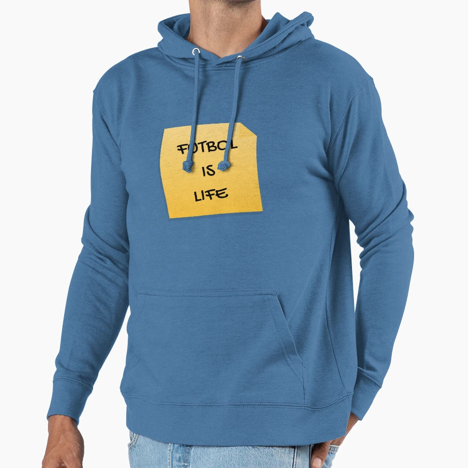Futbol Is Life Hoodie - Casual Everyday Wear for Adults - T-Shirt, Sweatshirt, Hoodie