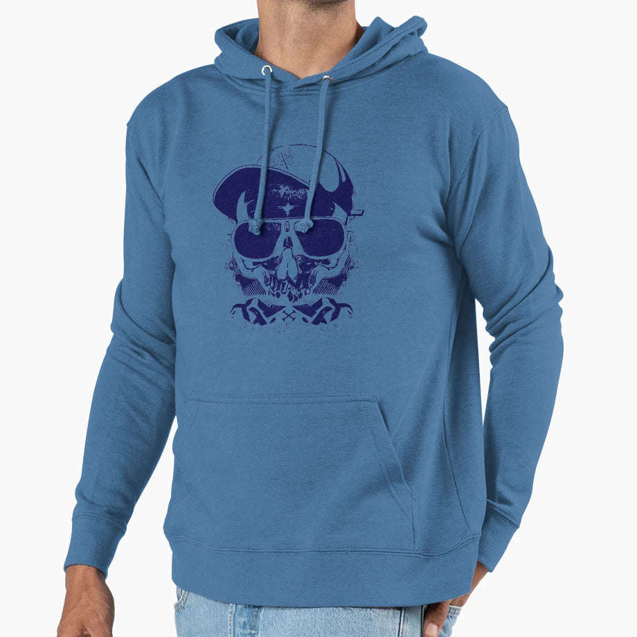 Skeleton Skull Hoodie - Fun Novelty Design for Adults - T-Shirt, Sweatshirt, Hoodie