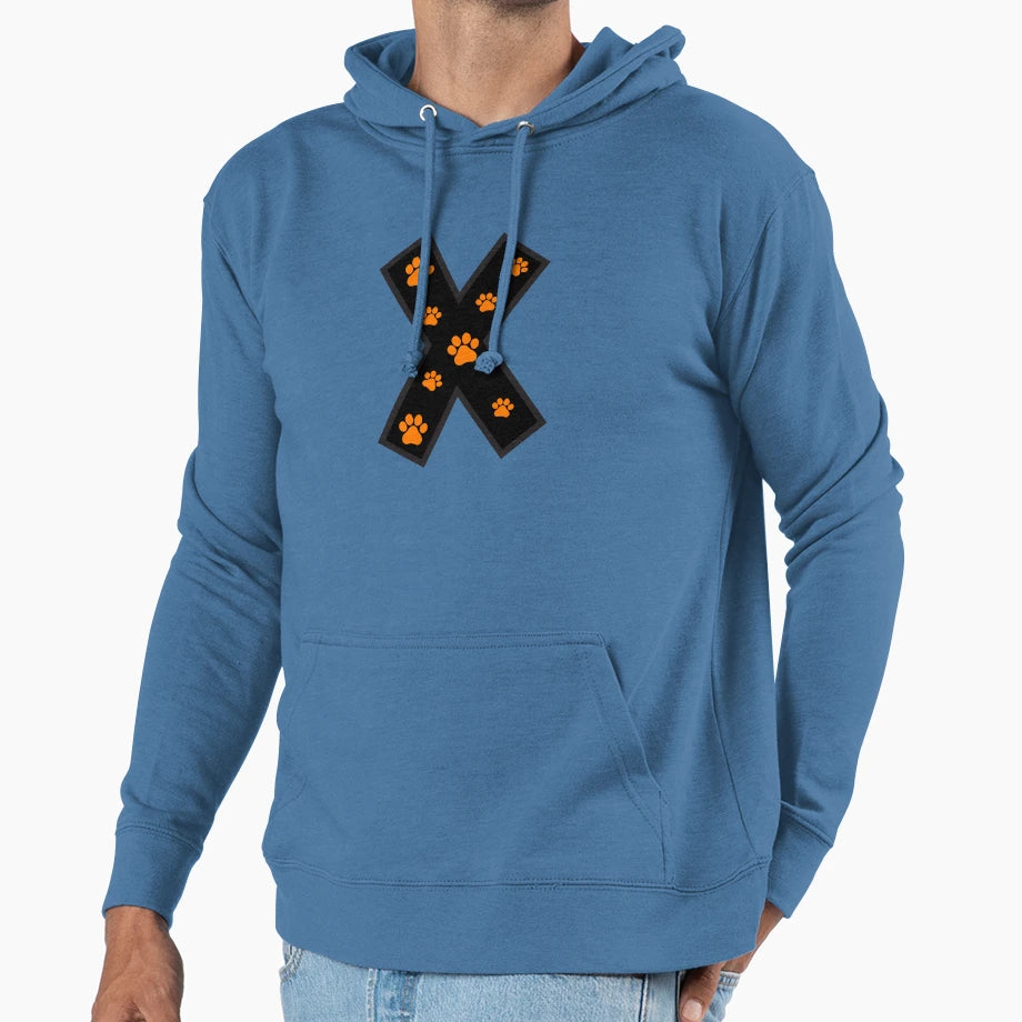 Paw Alphabet Hoodie - Fun Novelty Design for Adults - T-Shirt, Sweatshirt, Hoodie