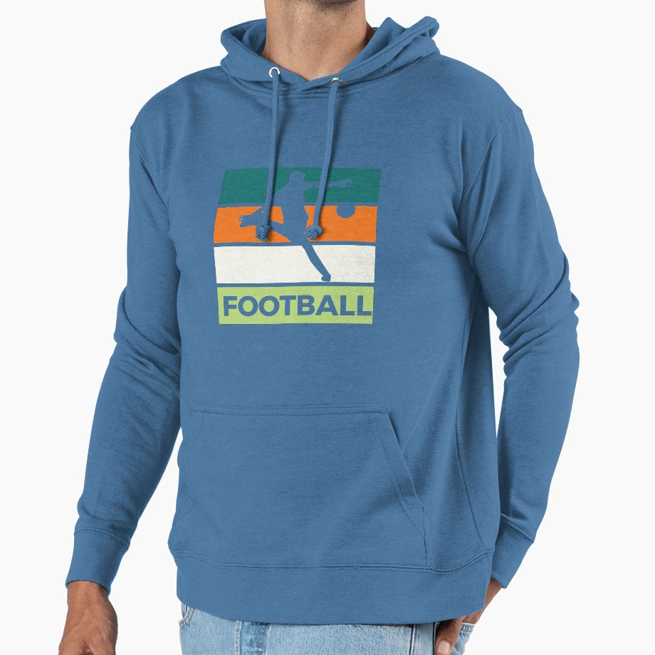 Football Hoodie - Casual Everyday Wear for Adults - T-Shirt, Sweatshirt, Hoodie