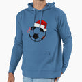 Santa Soccer Dad Sports Father Gift Hoodie - Trendy Graphic for Adults - T-Shirt, Sweatshirt, Hoodie