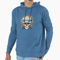 Helmet Skull Hoodie - Aesthetic Graphic Unisex - T-Shirt, Sweatshirt, Hoodie