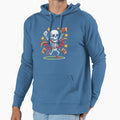 Touchdown To Eternity Skeleton Superstar Hoodie - Unique Graphic Men Women - T-Shirt, Sweatshirt, Hoodie