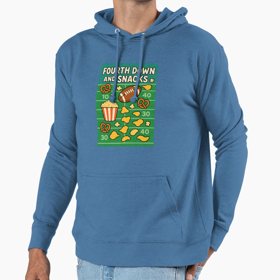Fourth Down Funny T-Shirt - Graphic Print Men Women - T-Shirt, Sweatshirt, Hoodie