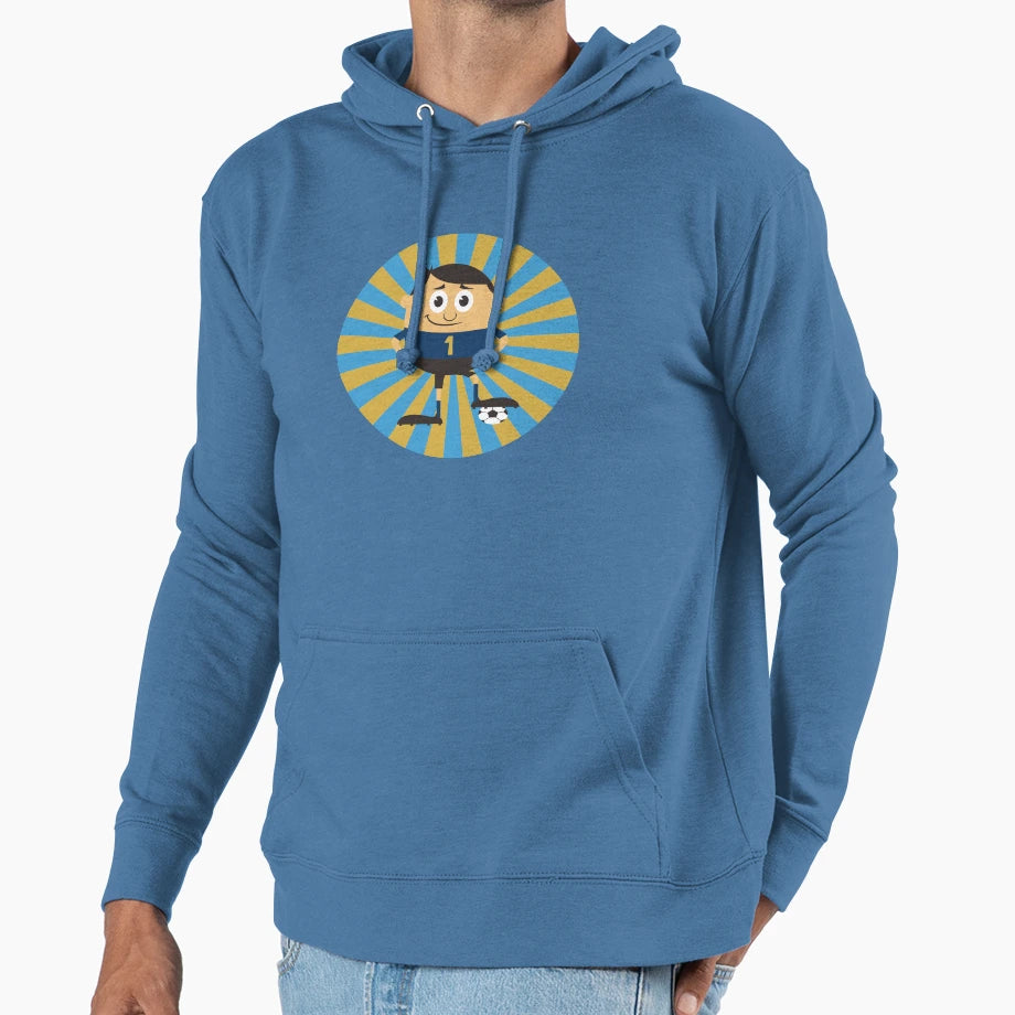 Soccer Player Hoodie - Trendy Graphic for Adults - T-Shirt, Sweatshirt, Hoodie