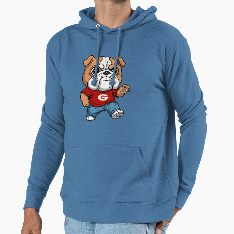 Goochland Bulldog Hoodie - Trendy Graphic Men Women - T-Shirt, Sweatshirt, Hoodie