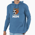Ball Mom Soccer Basketball Leopard Mom Hoodie - Graphic Print Men Women - T-Shirt, Sweatshirt, Hoodie