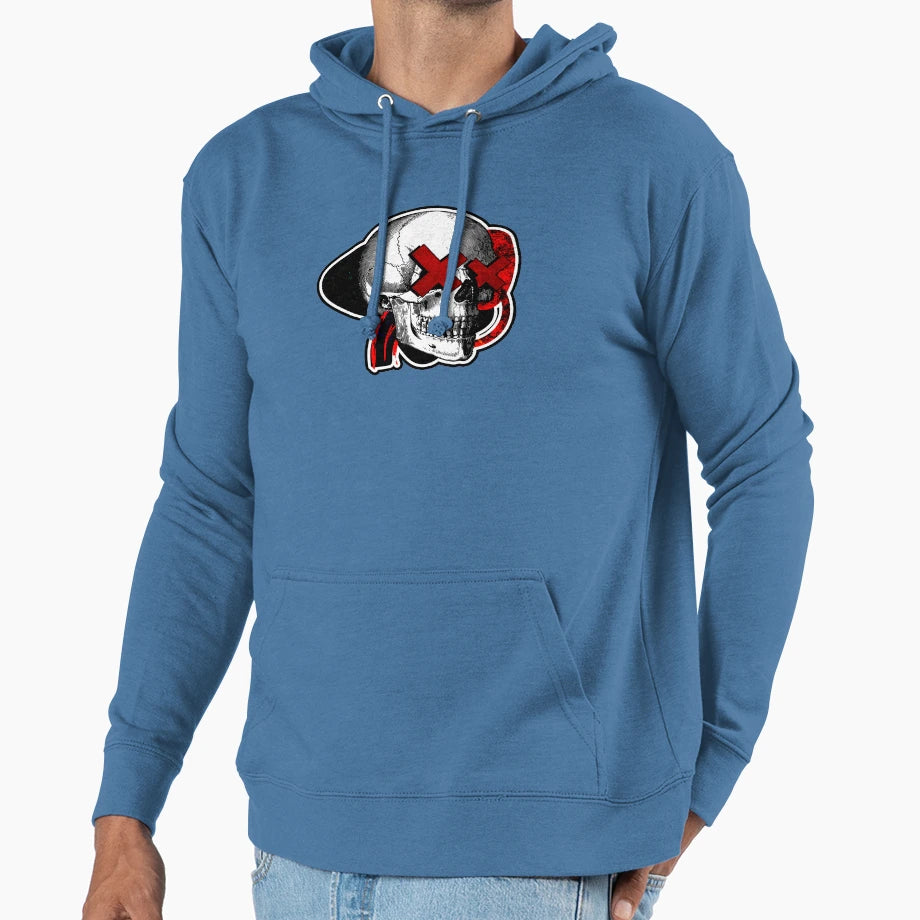 Punk Skull Pop Art Hoodie - Novelty Apparel Unisex - T-Shirt, Sweatshirt, Hoodie