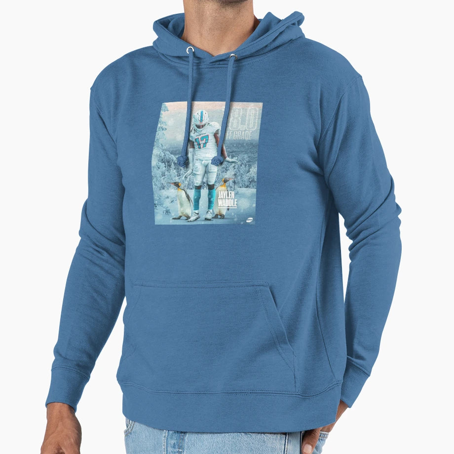 Jaylen Waddle Hoodie - Minimalist Print Unisex - T-Shirt, Sweatshirt, Hoodie