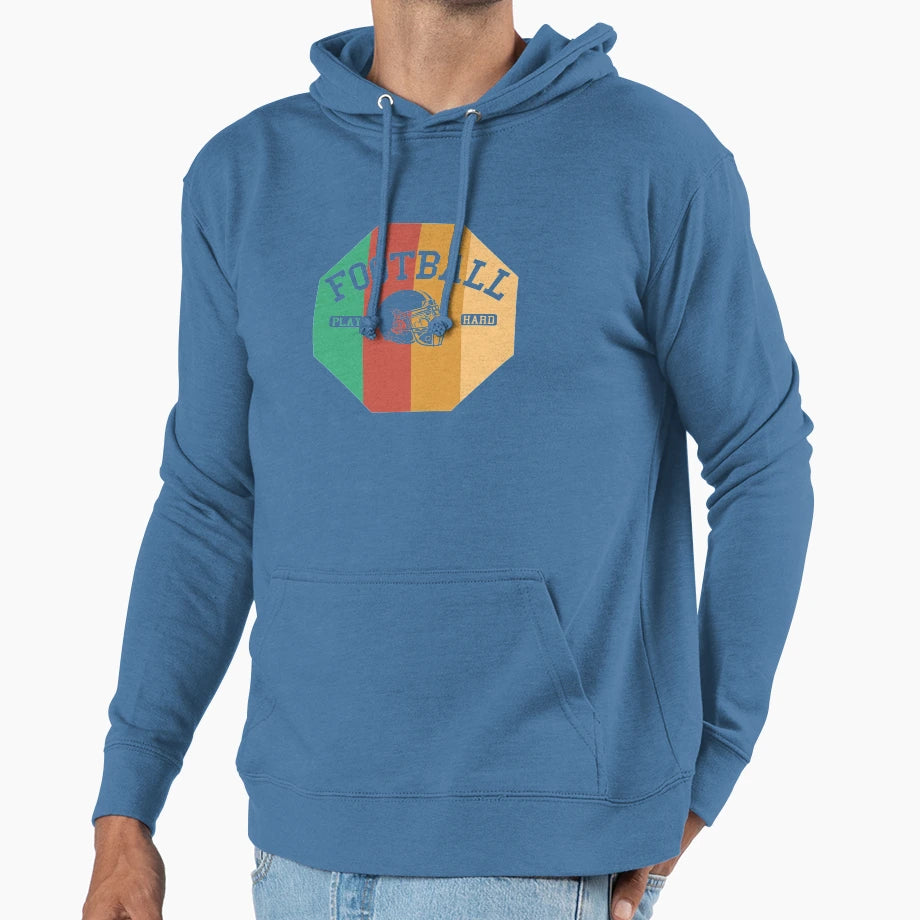 Football Hoodie - Custom Art Print Unisex - T-Shirt, Sweatshirt, Hoodie