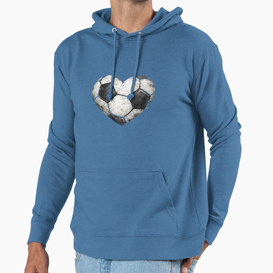 My Soccer Heart My Kind Love Hoodie - Casual Everyday Wear for Adults - T-Shirt, Sweatshirt, Hoodie