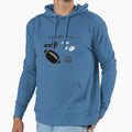Black Watercolor Football Pack Hoodie - Aesthetic Graphic Men Women - T-Shirt, Sweatshirt, Hoodie