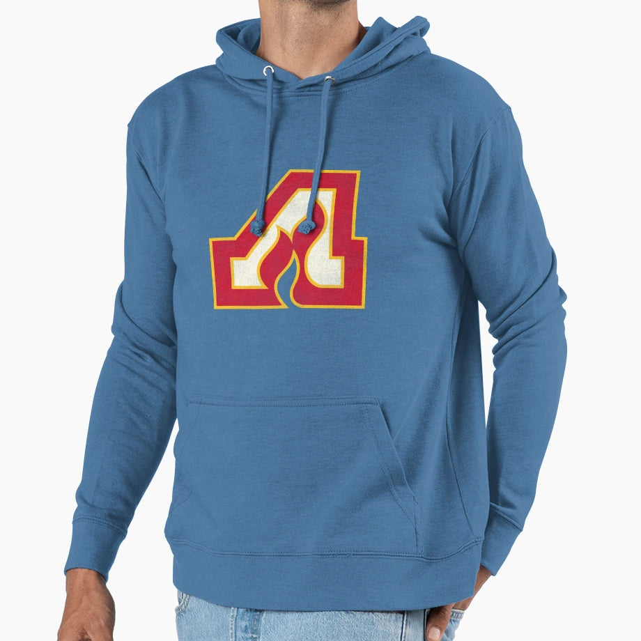 Defunct Atlanta Flames Hockey Team Hoodie - Graphic Print Unisex - T-Shirt, Sweatshirt, Hoodie