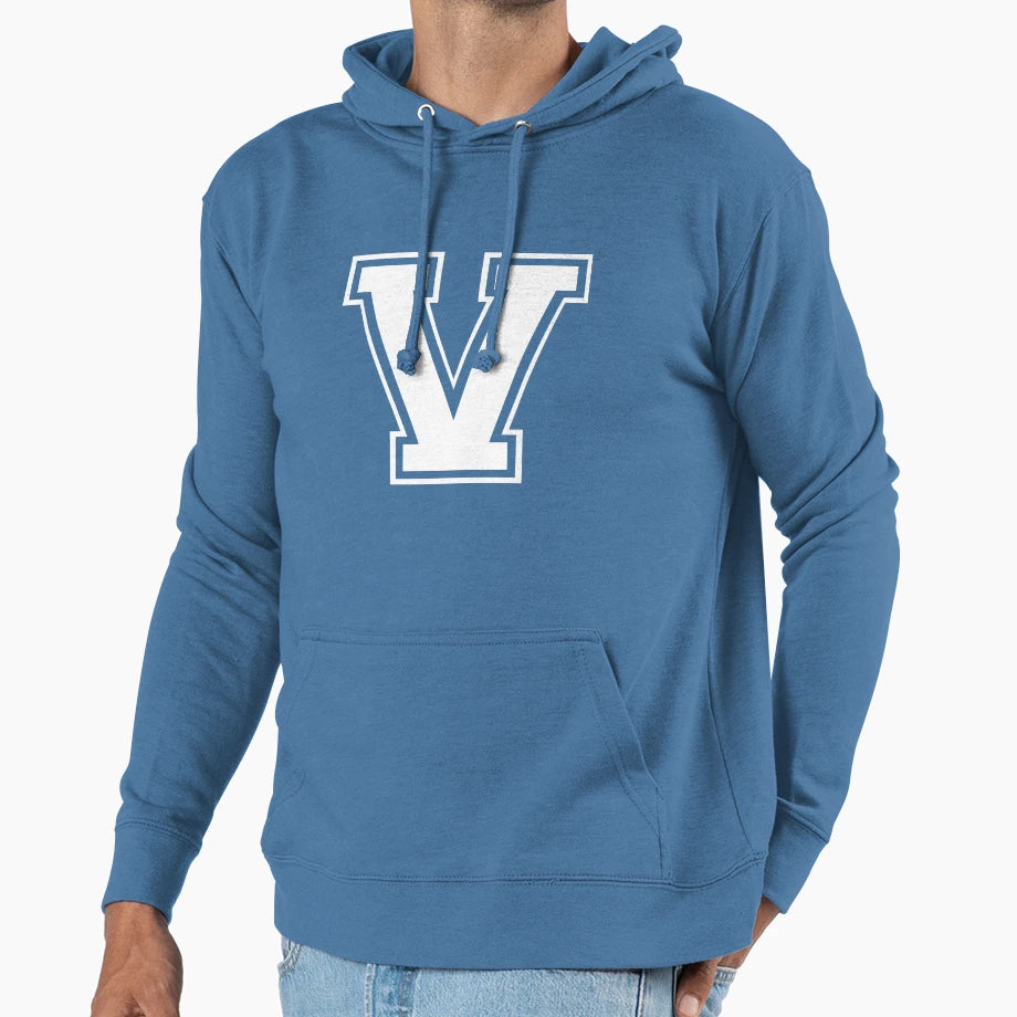 Letter V Alphabet Hoodie - Graphic Print for Adults - T-Shirt, Sweatshirt, Hoodie