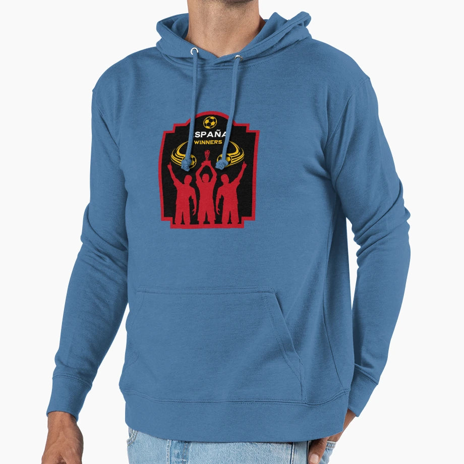 Espana Football Winners Hoodie - Aesthetic Graphic Unisex - T-Shirt, Sweatshirt, Hoodie