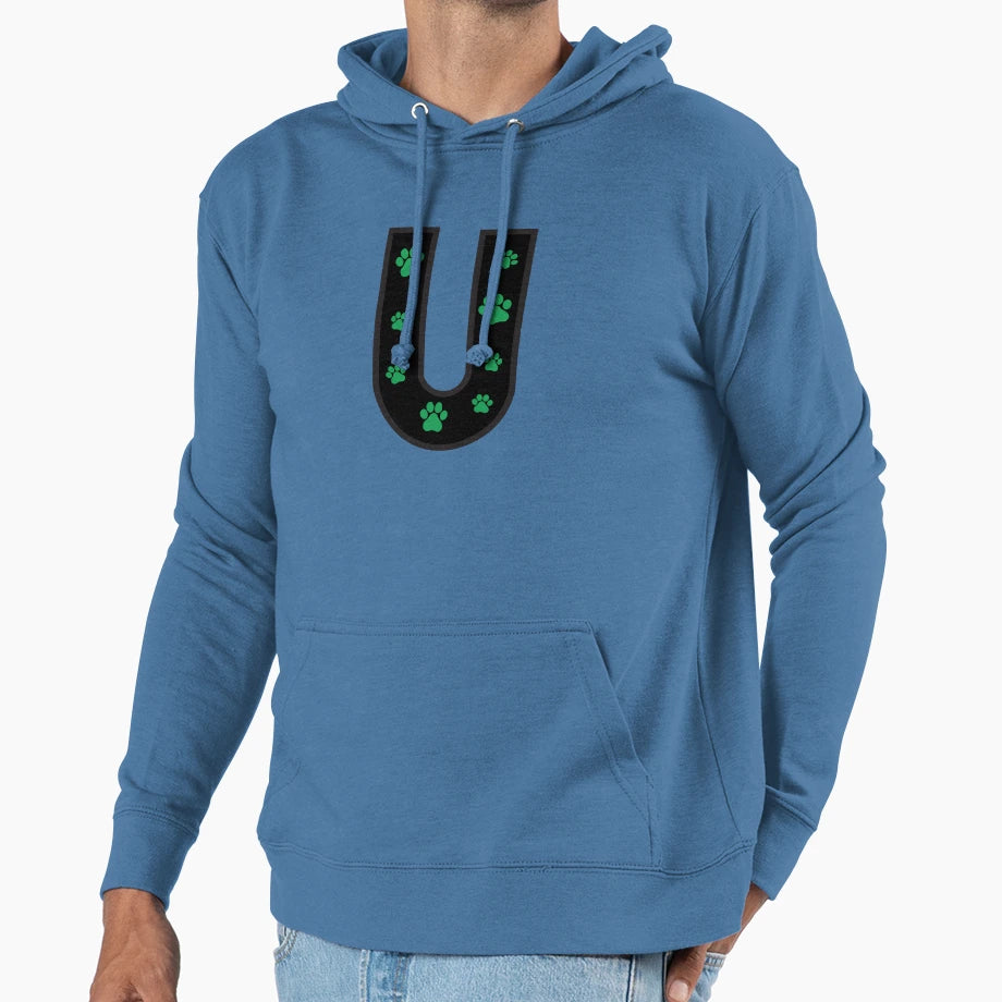 Paw Alphabet Hoodie - Novelty Apparel Unisex - T-Shirt, Sweatshirt, Hoodie