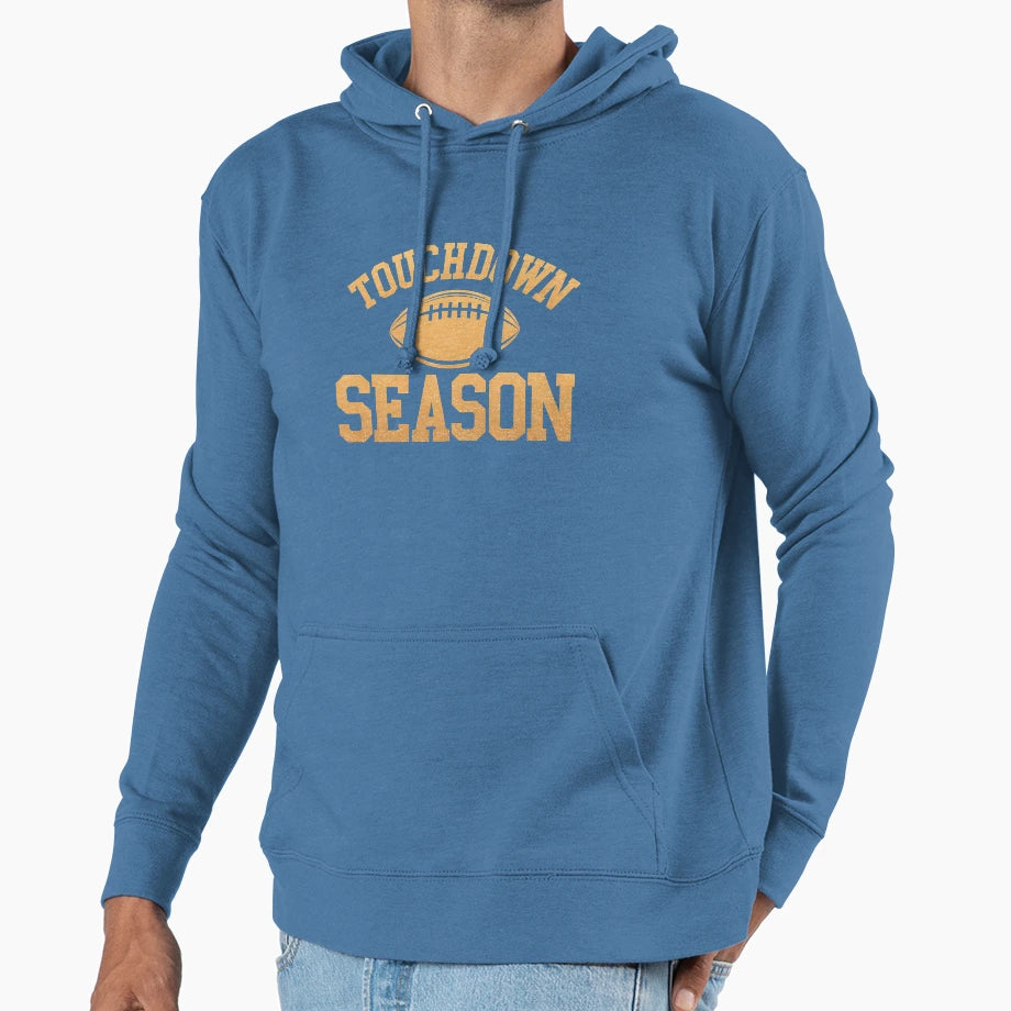 Funny Womens Game Day Touchdown Season Hoodie - Unique Graphic Men Women - T-Shirt, Sweatshirt, Hoodie