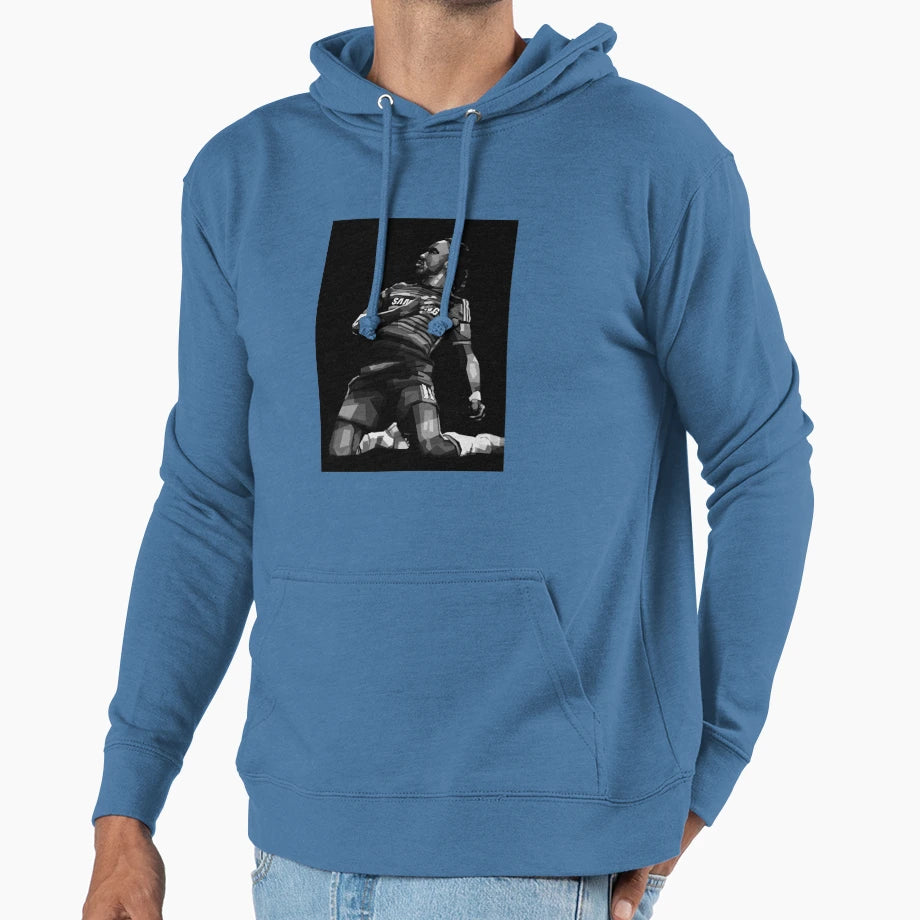 Drogba Hoodie - Unique Graphic for Adults - T-Shirt, Sweatshirt, Hoodie