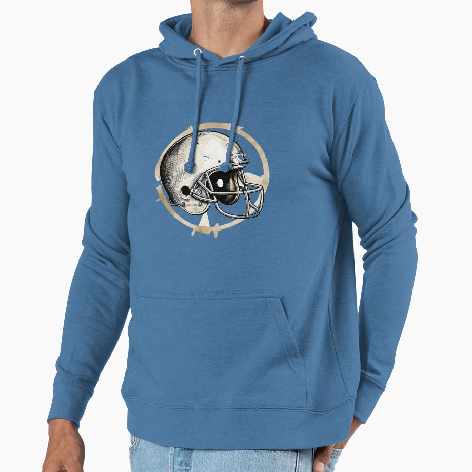 Helmet Ink Hoodie - Unique Graphic for Adults - T-Shirt, Sweatshirt, Hoodie