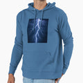 Lightning Hoodie - Custom Art Print for Adults - T-Shirt, Sweatshirt, Hoodie