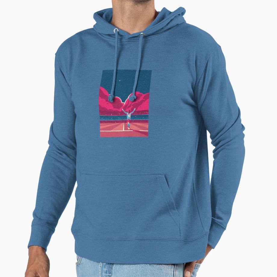 Brazilian Football Player From Hoodie - Aesthetic Graphic for Adults - T-Shirt, Sweatshirt, Hoodie