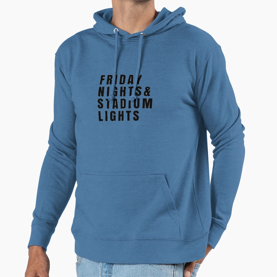 Friday Nights Stadium Lights Hoodie - Casual Everyday Wear for Adults - T-Shirt, Sweatshirt, Hoodie