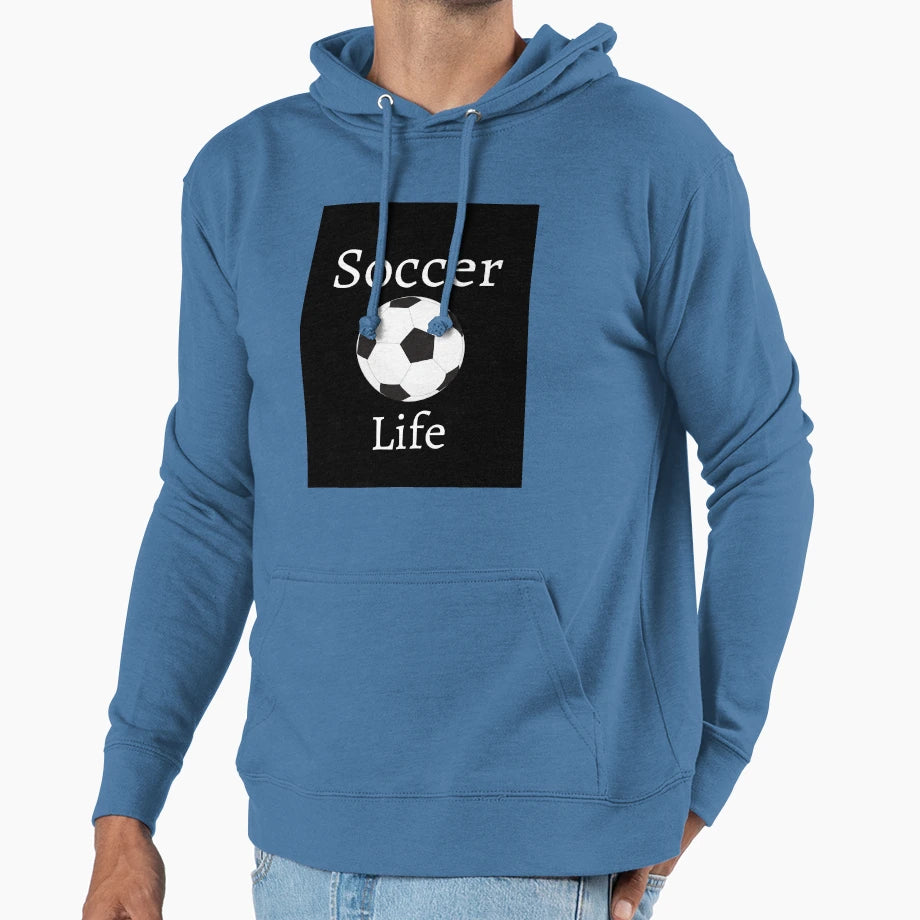 Soccer Is Life Me Hoodie - Novelty Apparel Unisex - T-Shirt, Sweatshirt, Hoodie