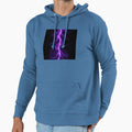Purple Thunder Hoodie - Unique Graphic Men Women - T-Shirt, Sweatshirt, Hoodie