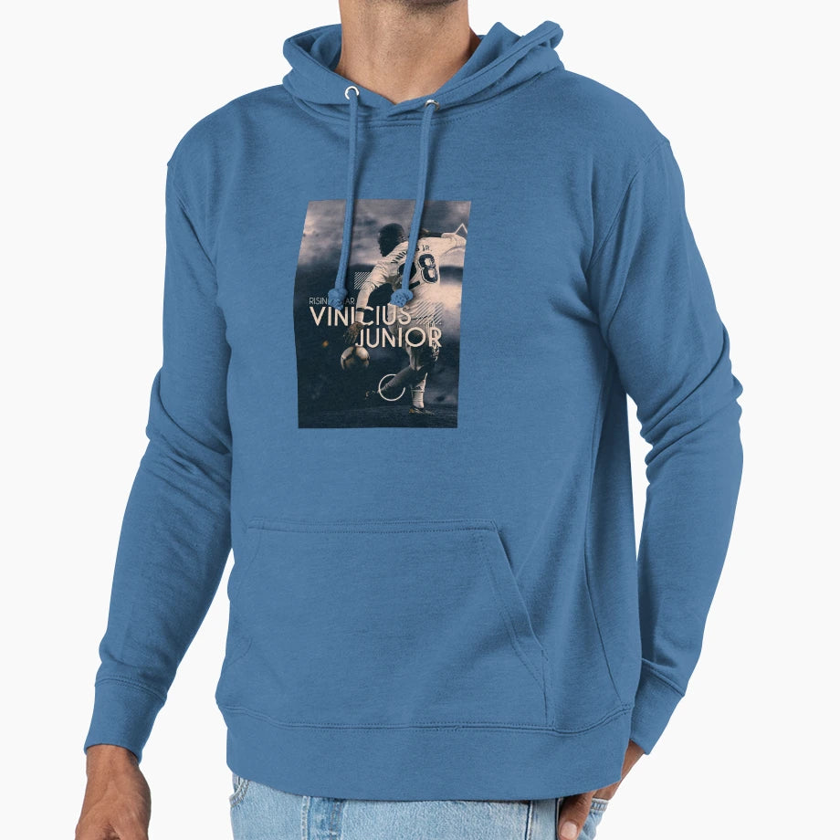 Vinicius Jr Art Wallpaper Hoodie - Novelty Apparel for Adults - T-Shirt, Sweatshirt, Hoodie