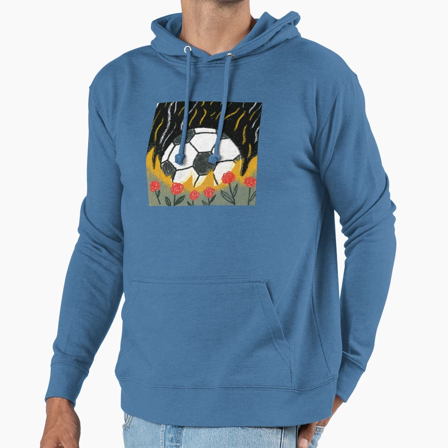 Immerse Yourself World Football Hoodie - Trendy Graphic for Adults - T-Shirt, Sweatshirt, Hoodie