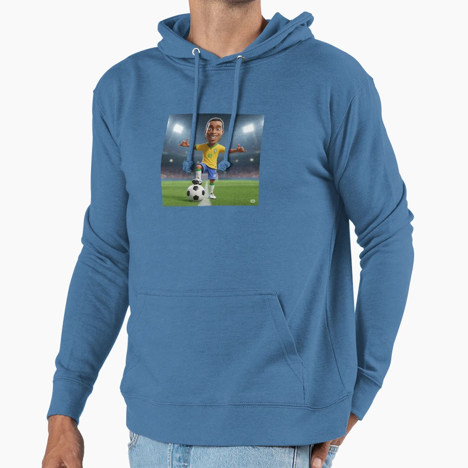 Football Star Hoodie - Fun Novelty Design Unisex - T-Shirt, Sweatshirt, Hoodie