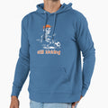 Skeleton Playing Soccer Still Hoodie - Fun Novelty Design for Adults - T-Shirt, Sweatshirt, Hoodie