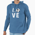 Love Soccer Lovers Ball Sports Love Hoodie - Custom Art Print for Adults - T-Shirt, Sweatshirt, Hoodie