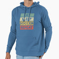 Eat Sleep Soccer Repeat Soccer Hoodie - Novelty Apparel for Adults - T-Shirt, Sweatshirt, Hoodie