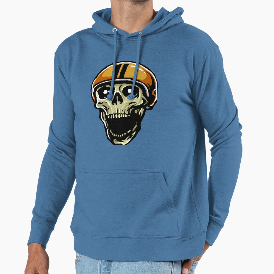 Laughing Skull Helmet Funny Skull Skull T-Shirt - Unique Graphic for Adults - T-Shirt, Sweatshirt, Hoodie